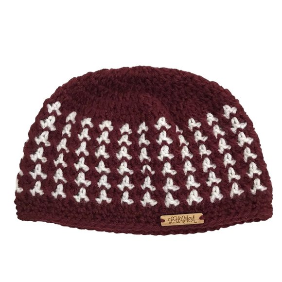 Brand New Handmade Crochet Simple Fitted Beanie for Teens or Adult - Picture 1 of 4